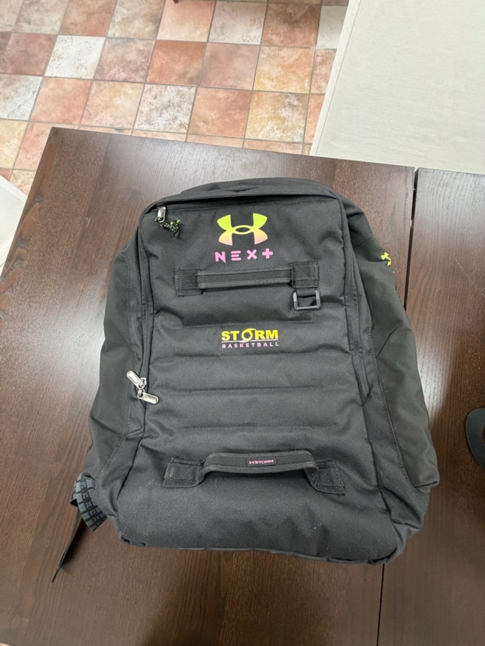 One Under Armour basketball backpack